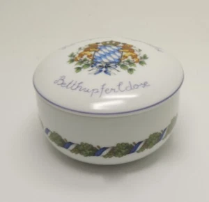 Lata de porcelana Lang Ebrach Bavaria - Imagen 1 de 4