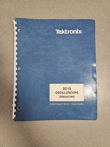Tektronix 2215 Oscilloscope Operators Guide Manual - Picture 1 of 1