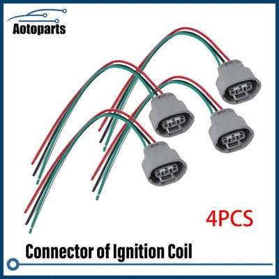 4x Connector of Ignition Coil For Mitsubishi Grandis Lancer Outlander Sport VRV - Image 1 of 4