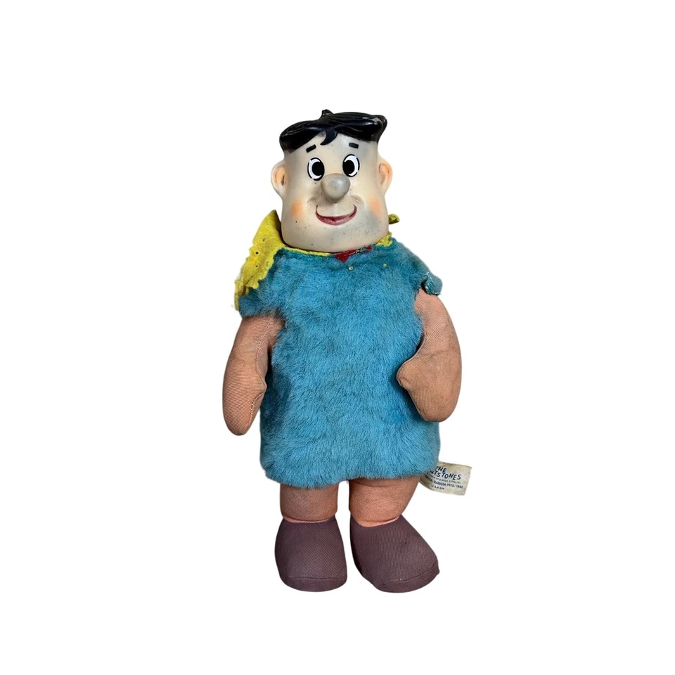 Muñeco de peluche Knickerbocker Fred Flintstone 1962 vintage juguete de 10" de Japón Foto 1 de 4