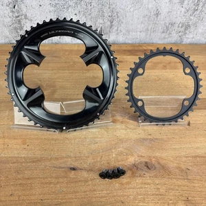 Low Mile! Shimano Ultegra R8100 52/36t 12-Speed 4-Bolt Chainring Set 168g - Picture 1 of 6