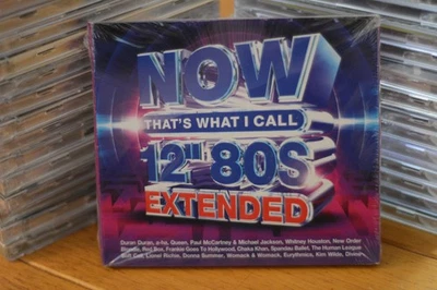 Now That's What I Call 12" 80s Extended CD Box Set New Sealed 4 Discs Pop Rock - Image 1 of 2