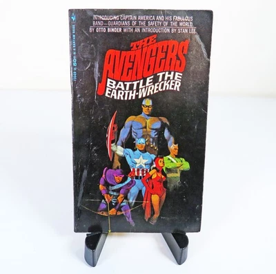 The Avengers Battle the Earth-Wrecker PB Novel Otto Binder Robert McGinnis 1st - Image 1 of 4