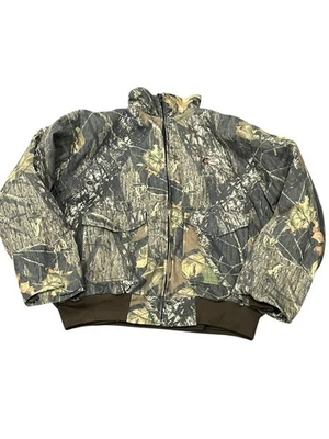 Chaqueta Bomber Camuflada Pelirroja De Colección Doble Forrada Roble Mossy Talla 2XL Foto 1 de 4
