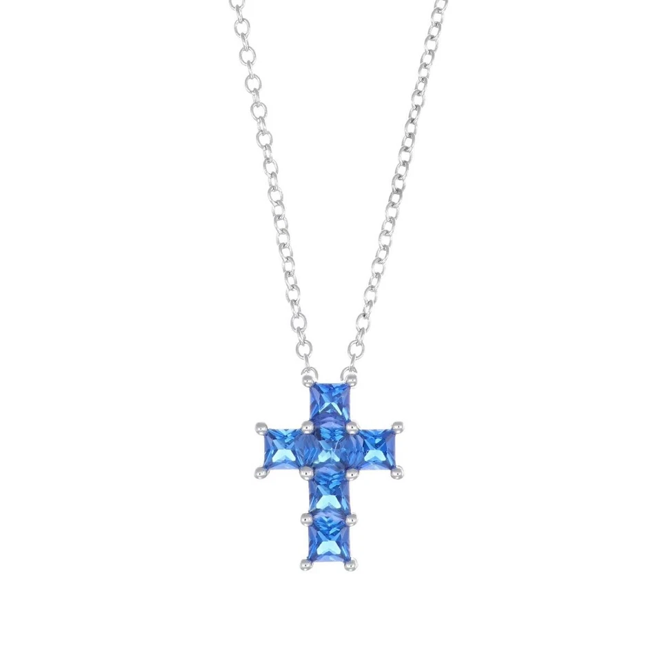 Collana Amen Donna in Argento Zircone CLPCQBBL - Immagine 1 di 1