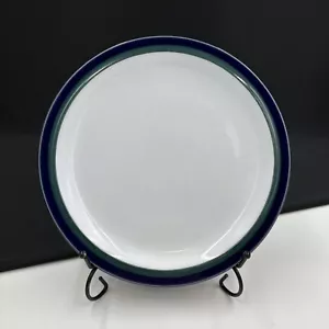 Denby-Langley Regatta (1) 8 1/2" Salatteller Steinzeug England• Colbalt & Green - Bild 1 von 12
