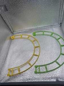 Set of 2 K'Nex Yellow And Green U-Turn Tracks - Picture 1 of 1