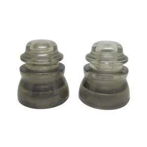 Pair of Armstrong’s Gray Insulators - Picture 1 of 5