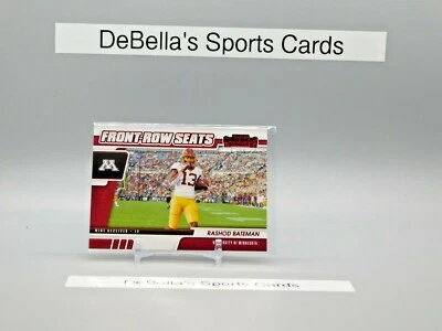 2021 Contenders Draft Picks Rashod Bateman RC Front Row Seats #16 Rookie RED  - Image 1 of 2