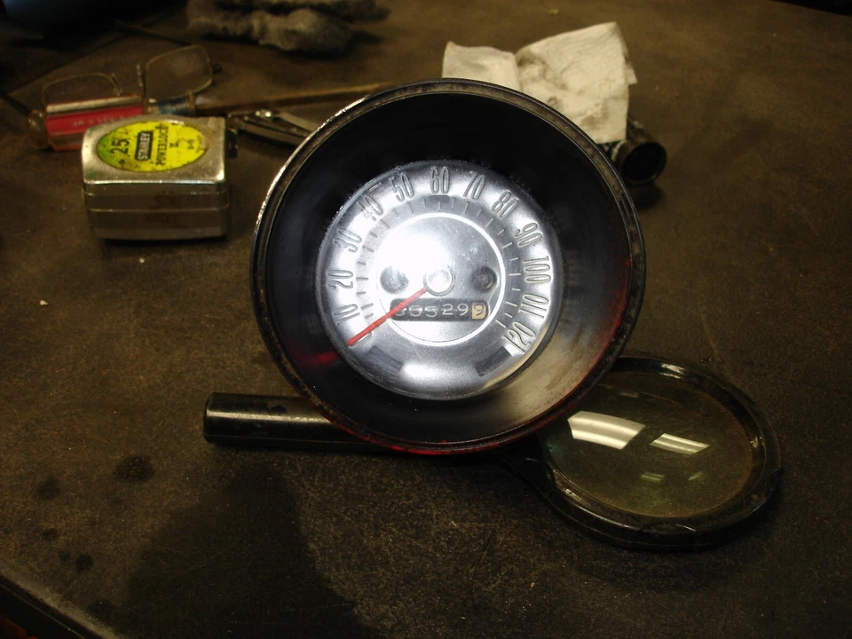 Oldsmobile Cutlass 442 1969 tablero cambio de piso velocímetro 65 k GM OEM Foto 1 de 4