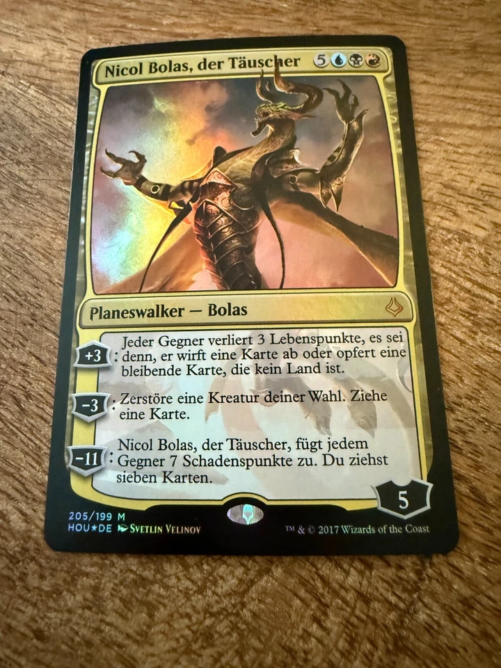 Nicol Bolas, der Täuscher / Nicol Bolas, the Deceiver - FOIL - NM -DE- MTG Magic - Bild 1 von 1
