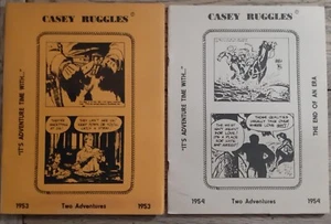 2 reimpresos de Casey Ruggles 1953 y 1954 Henry Yeo 1979 ¡solo 100 impresos cada uno ¡RARO! - Imagen 1 de 21