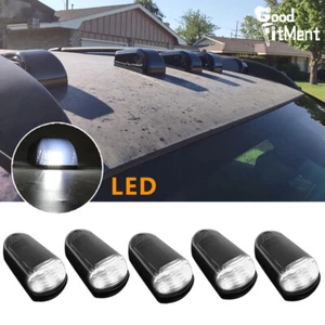 Luces de circulación LED blancas LED inalámbricas alimentadas por energía solar techo para camión todo terreno - Imagen 1 de 18
