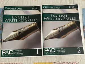 PAC Paradigm Accelerated Curriculum English Writing Language Skills Text 1 &2 - Picture 1 of 1