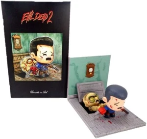Evil Dead 2 Henrietta vs Ash SuperEmoFriends Diorama - Loot Crate EXCLUSIVE NEW - Picture 1 of 7