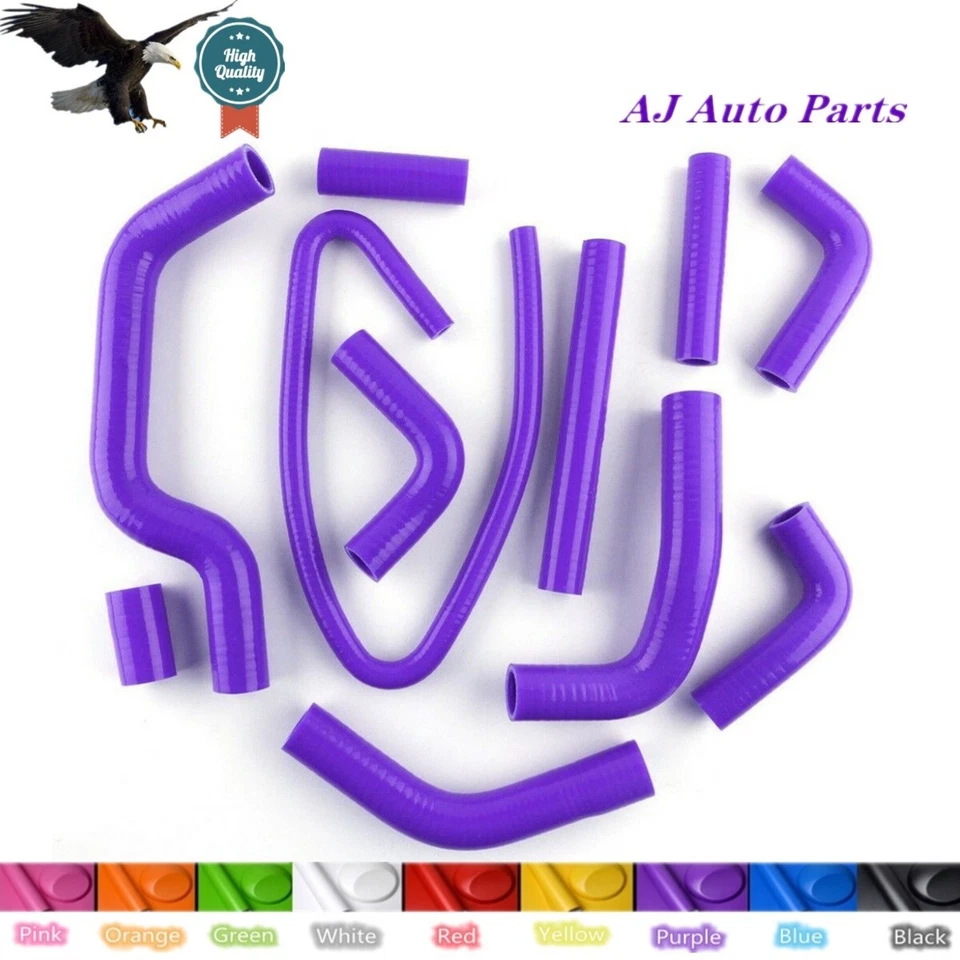 Purple For DUCATI MONSTER S4 2001-2003 02 Silicone Radiator Coolant Hose Pipes - Image 1 of 2