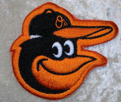 Baltimore Orioles Bird Mascot 2.75" Iron /Sew On Embroidered Patch~FREE SHIP!~ Cover