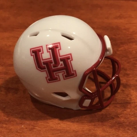 Houston Cougars white custom pocket pro helmet AAC UH Cover