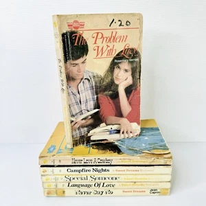 Sweet Dreams Teen Romance YA Retro Vintage Fiction 1980's Bulk Book Lot x 6 - Picture 1 of 11