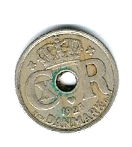 Denmark Coin...10 ORE...1925 - Picture 1 of 2