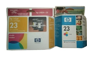 HP 23 Tri-Color Ink Inkjet Print Cartridge Bundle of 3 Sealed New Genuine - Picture 1 of 4
