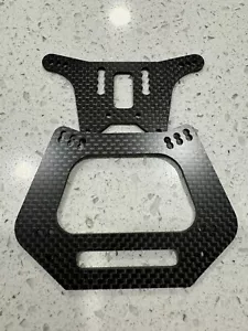 DPRC 3mm Big Bore V2 Carbon Fiber Shock Tower Set For Team Associated RC10 RSX - Picture 1 of 4