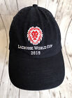 Lacrosse World Cup 2019 U19 Cap One Size Adjustable Navy Blue England GB UK VGC