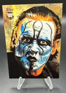 2019 Topps WWE Undisputed Rob Schamberger Portraits Sting #RS-9 - Picture 1 of 2