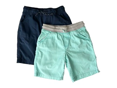 Pacote com 6 shorts Jumping Beans azul marinho atlético espuma do mar verde cordão chino - Imagem 1 de 4