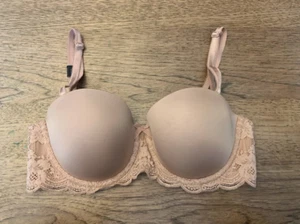 Victoria's Secret Smooth Beige 34A Dream Angels Lined Strapless Multiway Bra VS - Picture 1 of 2