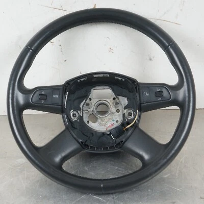 2005-2008 AUDI A6 STEERING Wheel W Controls Gray Leather 4F0419091DB - Image 1 of 4