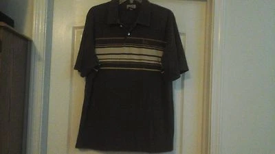 CAMISA TONY HAWK NIÑOS - TALLA M - MARRÓN CON RAYAS BEIGE - MANGA CORTA/CASUAL Foto 1 de 2