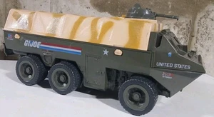 Vintage 1983 GI Joe Troop Transportfahrzeug komplett mit Sicherheitsgurten Vintage Militär  - Bild 1 von 17