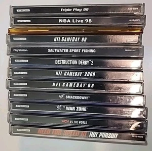 Lot Of 12 Sony PlayStation 1 Games —Untested-Read Description - Picture 1 of 14