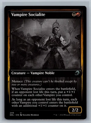 Magic The Gathering Innistrad: Double Feature Vampire Socialite #249 MTG TCG CCG - Image 1 of 2