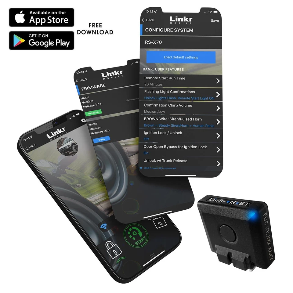 OMEGA LINKR-MBT BLUETOOTH SMARTPHONE CONTROL Y PROGRAMADOR CRIMESTOPPER EXCALIBUR Foto 1 de 2