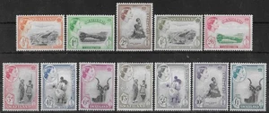 SWAZILAND 1956 Mint NH Complete Set of 12 Stamps SG #53-64 CV £130 VF - Picture 1 of 1