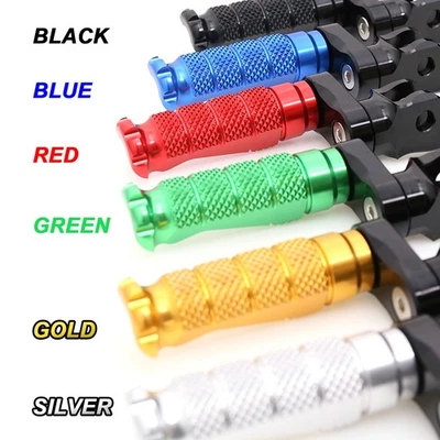 Clavijas delanteras de extensión CNC 25 mm para FZR 1000 Fazer BT1100 Bulldog FZ1 FZ8 FZ6 Foto 1 de 4