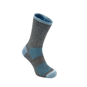 Wrightsock Unisex Escape Crew Double Layer Anti-Blister Socks Ash Twist/Turquois - Picture 1 of 2