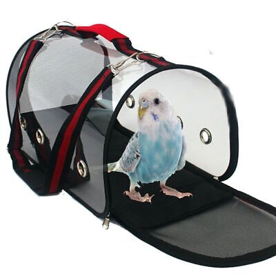 Portable Clear Bird Parrot Transport Cage Breathable Bird Carrier Travel Bag • 58.61€