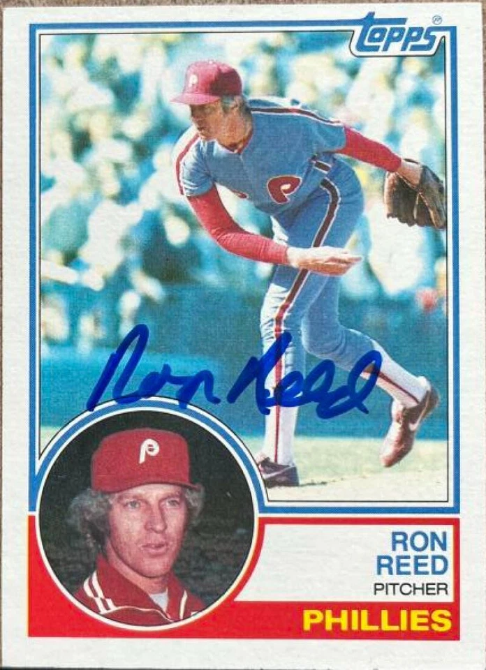 Ron Reed Autographed 1983 Topps #728 - Image 1 of 1
