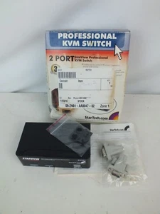 Commutateur KVM USB 2 ports StarTech StarView SV231 NEUF | Sans adaptateur secteur - Photo 1/3