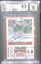 2017 Panini Contenders Draft Picks Cracked Ice Autograph #371 Brad Kaaya BGS 9.5