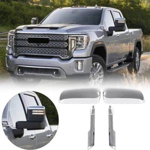 For Chevy Silverado / GMC Sierra 2500 3500 HD 20-2024 Top&Side Mirror Covers ABS - Bild 1 von 10
