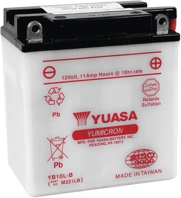 Yuasa 12V bateria Yumicron resistente para Suzuki GS550L 1985-1986 YUAM221LB - Imagem 1 de 3