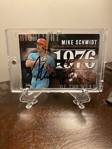 2015 Topps Highlight of the Year #H19 autograph signed Mike Schmidt Phillies