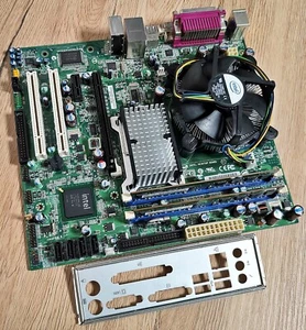 Intel DG41TY LGA775 mATX G41 Motherboard + E5400 CPU with cooler + 4GB DDR2 RAM - Picture 1 of 13