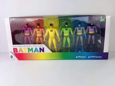 蝙蝠侠彩虹 ARC-EN-CIEL 6 件装可动人偶 2016 DC 收藏品套装 — 第 1/4 张图片