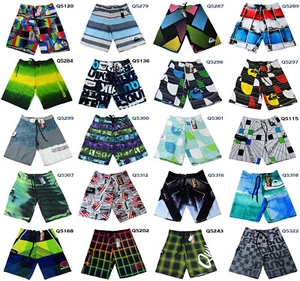 Mens Beach Shorts Boardshorts Quick Dry Swimming Pants Surfing Bermuda Swimwear - Picture 1 of 43