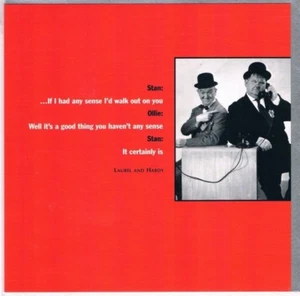 Art Group Greetings Card 16x16cm Picture Stan Laurel & Oliver Hardy Ollie & Stan - Picture 1 of 1